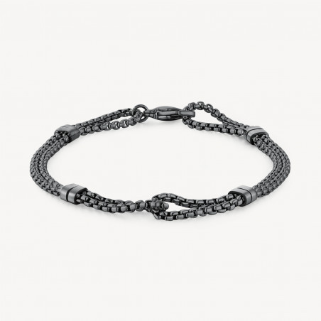 Bracciale Uomo Brosway Poseidon BPN14 in Acciaio Pvd Ruteino Infinito