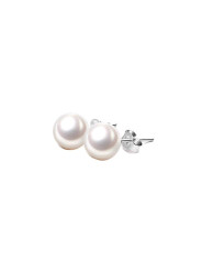Orecchini Donna Nadir in Argento 925 con Perla di Acqua Dolce Tonda 6-6,5mm