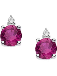 Orecchini Donna Comete Storia Di Luce ORB 882 in Oro 750% con Diamanti e Rubino