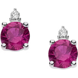 Orecchini Donna Comete Storia Di Luce ORB 882 in Oro 750% con Diamanti e Rubino