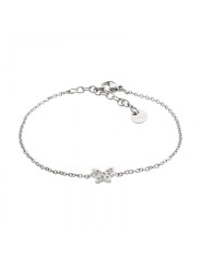 Bracciale Donna Marlù Time To 18BR051 in Acciaio con Farfalla e Cristalli