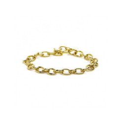 Bracciale Donna Marlù Be Woman 2BR0089G In Acciaio Colore Pvd Oro Catena Maglia