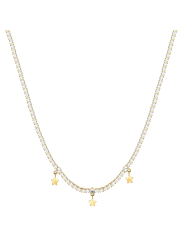 Collana Tennis Donna Brosway Desideri Sogno BEIN005 Colore Oro con Zirconi