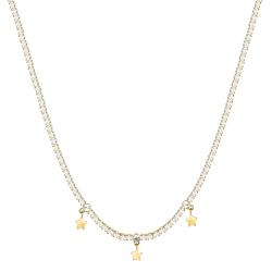 Collana Tennis Donna Brosway Desideri Sogno BEIN005 Colore Oro con Zirconi