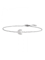 Bracciale Donna Marlù Time To 18BR086 cin Acciaio con Luna e Cristalli 16 cm