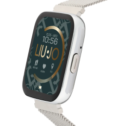 Orologio Unisex Smartwatch Voice Slim Silver Liujo SWLJ081 in Acciaio Silver Touch