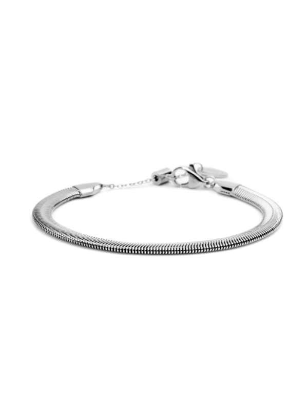 Bracciale Donna Marlù Be Woman 2BR0069 Catena Snake in Acciaio Colore Argento