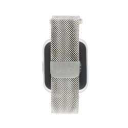 Orologio Unisex Smartwatch Voice Slim Silver Liujo SWLJ081 in Acciaio Silver Touch