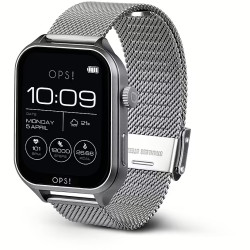 Orologio Smartwatch Uomo Ops Objects Call Diamonds OPSSW-44 in Acciaio Silver Milano