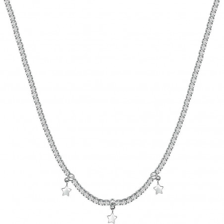 Collana Donna Tennis Brosway Desideri BEIN004 in Acciaio Silver con Stelle