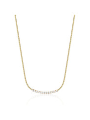 Collana Donna Brosway Affinity BEIN007 in Acciaio Colore Oro con Zirconi