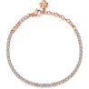 Bracciale Donna Brosway BEI017 Desideri in Acciaio Oro Rosa con Quadrifoglio