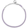 Brosway Donna Tennis Brosway BEI028 Desideri in Acciaio Zirconi Viola e Cuore