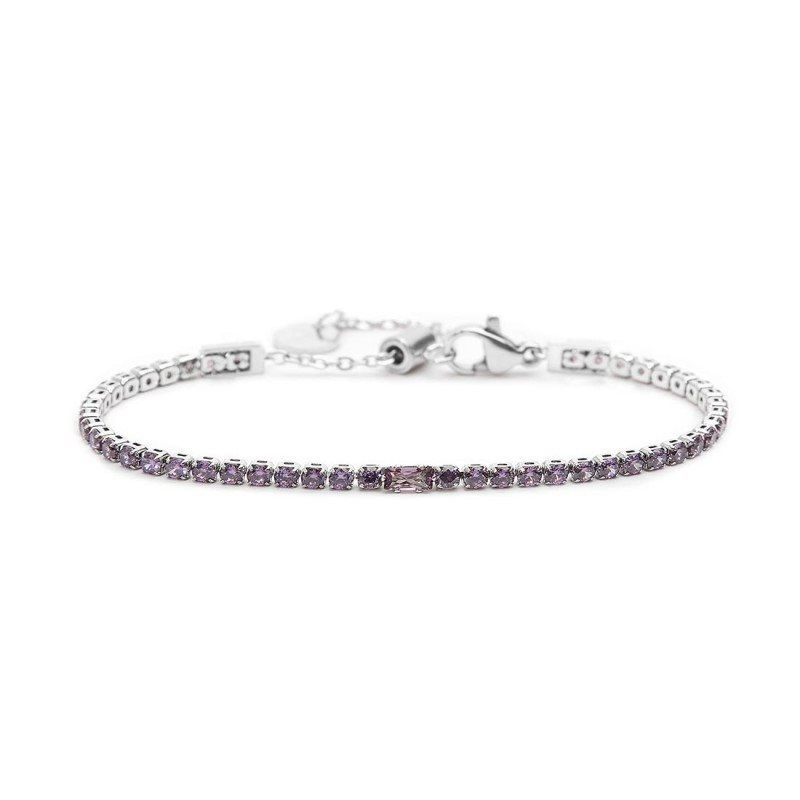 Bracciale Donna Marlù Tennis 31BR0006-P in Acciaio Silver e Zirconi Bracciale Donna Marlù Tennis 31BR0006-P in Acciaio Silver e Zirconi