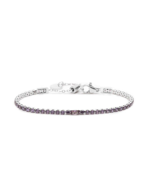Bracciale Donna Marlù Tennis 31BR0006-P in Acciaio Silver e Zirconi