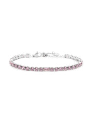 Bracciale Donna Maralù Tennis 31BR0007-LF Sparkles Colorful in Acciaio Rosa