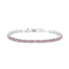 Bracciale Donna Maralù Tennis 31BR0007-LF Sparkles Colorful in Acciaio Rosa