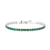 Bracciale Donna Maralù Tennis 31BR0007-S Sparkles Colorful in Acciaio Verde