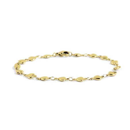 Bracciale Donna Marlù 2BR0058G in Acciaio Inox Colore Oro con Cuori