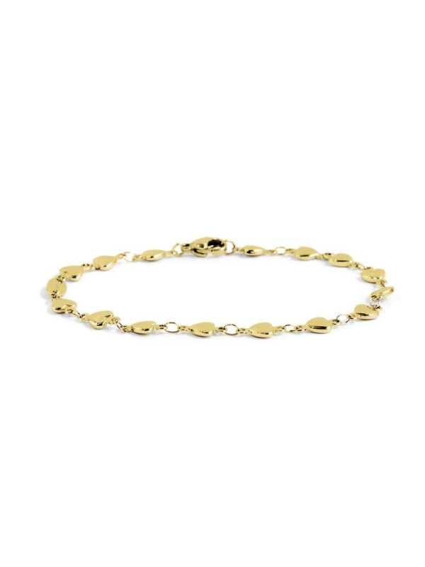 Bracciale Donna Marlù 2BR0058G in Acciaio Inox Colore Oro con Cuori