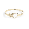 Bracciale Donna Rigido Marlù 15BR035G FARFALLA in Acciaio con Pvd Oro Giallo