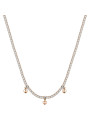 Collana da Donna Tennis Brosway BEIN003 Desideri Finitura Oro Rosa e Zirconi