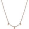 Collana da Donna Tennis Brosway BEIN003 Desideri Finitura Oro Rosa e Zirconi