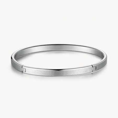 Bracciale Uomo Brosway Ink BIK17 Rigido in Acciaio Silver