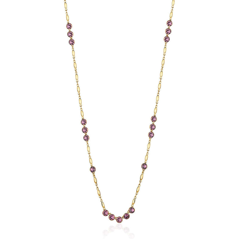 Collana Donna Brosway Affinity BFF155 in Acciaio Colore Oro con Zirconi Viola Collana Donna Brosway Affinity BFF155 in Acciaio Colore Oro con Zirconi Viola