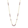 Collana Donna Brosway Affinity BFF155 in Acciaio Colore Oro con Zirconi Viola
