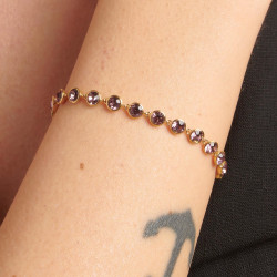 Bracciale Donna Brosway Symphonia BYM155 in Acciaio Pvd Oro con Cristalli
