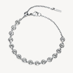 Bracciale Donna Brosway Symphonia BYM151 in Acciaio Silver con Cristalli