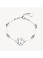 Bracciale Donna Brosway Chakra BHKB052 in Acciaio Silver Lettera D