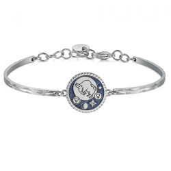 Bracciale Donna Brosway Chakra BHK368 in Acciaio Silver Zodiaco Toro