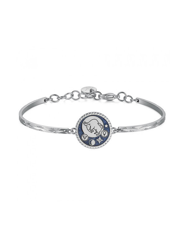 Bracciale Donna Brosway Chakra BHK368 in Acciaio Silver Zodiaco Toro