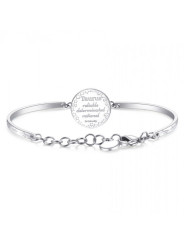 Bracciale Donna Brosway Chakra BHK368 in Acciaio Silver Zodiaco Toro