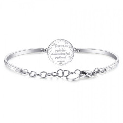 Bracciale Donna Brosway Chakra BHK368 in Acciaio Silver Zodiaco Toro
