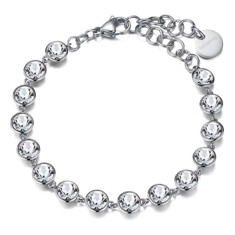 Bracciale Donna Brosway BYM75 Symphonia in Acciaio Silver con Cristalli