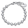 Bracciale Donna Brosway BYM75 Symphonia in Acciaio Silver con Cristalli