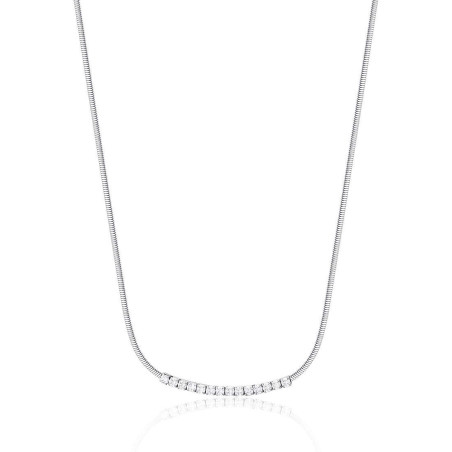 Collana Donna Brosway Affinity BEIN006 in Acciaio Colore Argento con Zirconi