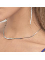 Collana Donna Brosway Affinity BEIN006 in Acciaio Colore Argento con Zirconi