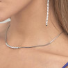 Collana Donna Brosway Affinity BEIN006 in Acciaio Colore Argento con Zirconi