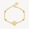 Bracciale Donna Brosway Chakra Portafortuna BHKB122 in Acciaio Pvd Oro Gufo