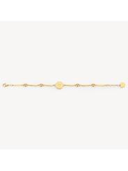 Bracciale Donna Brosway Chakra Portafortuna BHKB122 in Acciaio Pvd Oro Gufo