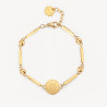 Bracciale Donna Brosway Chakra Portafortuna BHKB122 in Acciaio Pvd Oro Gufo