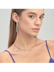 Collana Donna Brosway Affinity BEIN006 in Acciaio Colore Argento con Zirconi