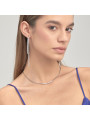 Collana Donna Brosway Affinity BEIN006 in Acciaio Colore Argento con Zirconi