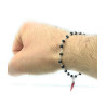Bracciale Unisex Nadir in Argento 925 con Cornetto Rosso in Corallo