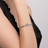 Bracciale Donna Brosway Chakra BHK82 in Acciaio Silver con Cristallo Viola
