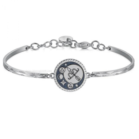 CHAKRA BRACELET ENAMELLED ZODIAC SIGN bhk375